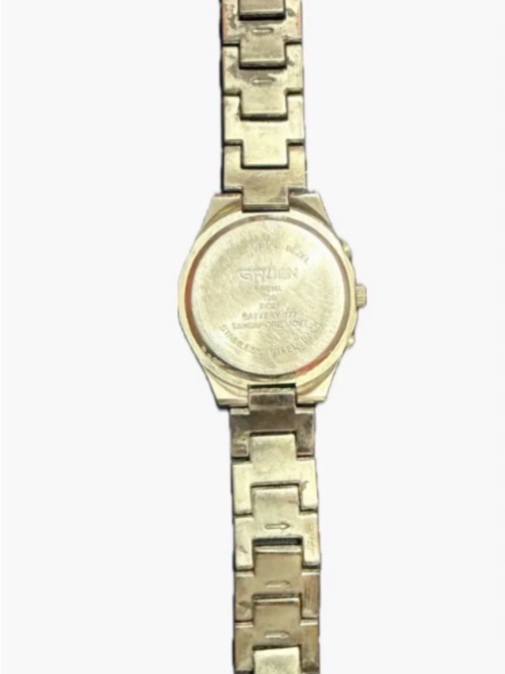 Women’s Silver and Black Stainless Steel Chronograph Watch